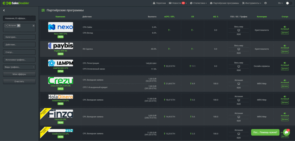 HOLA México & HOLA España! Офферы из Испании