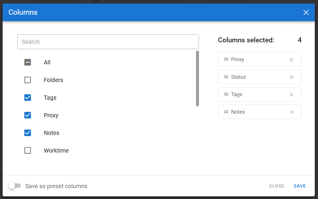 Columns Anti-Detect Browser