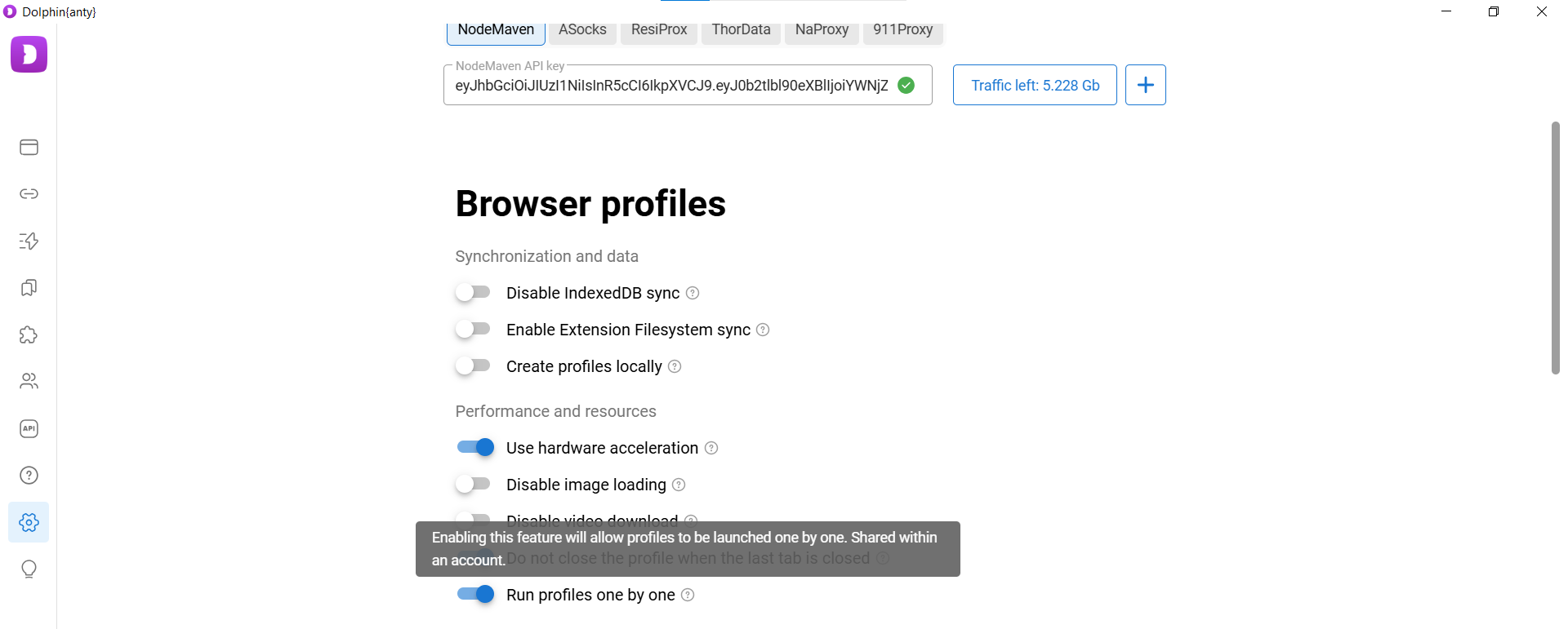 Anti-Detect Browser profiles