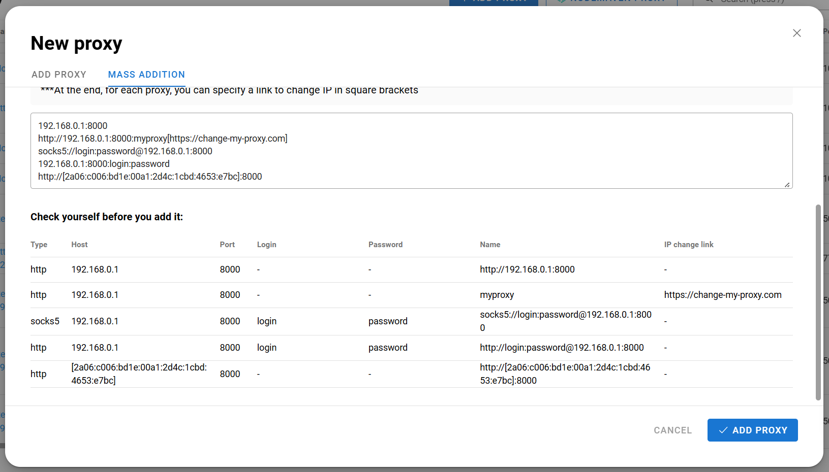 Anti-Detect Browser new proxy