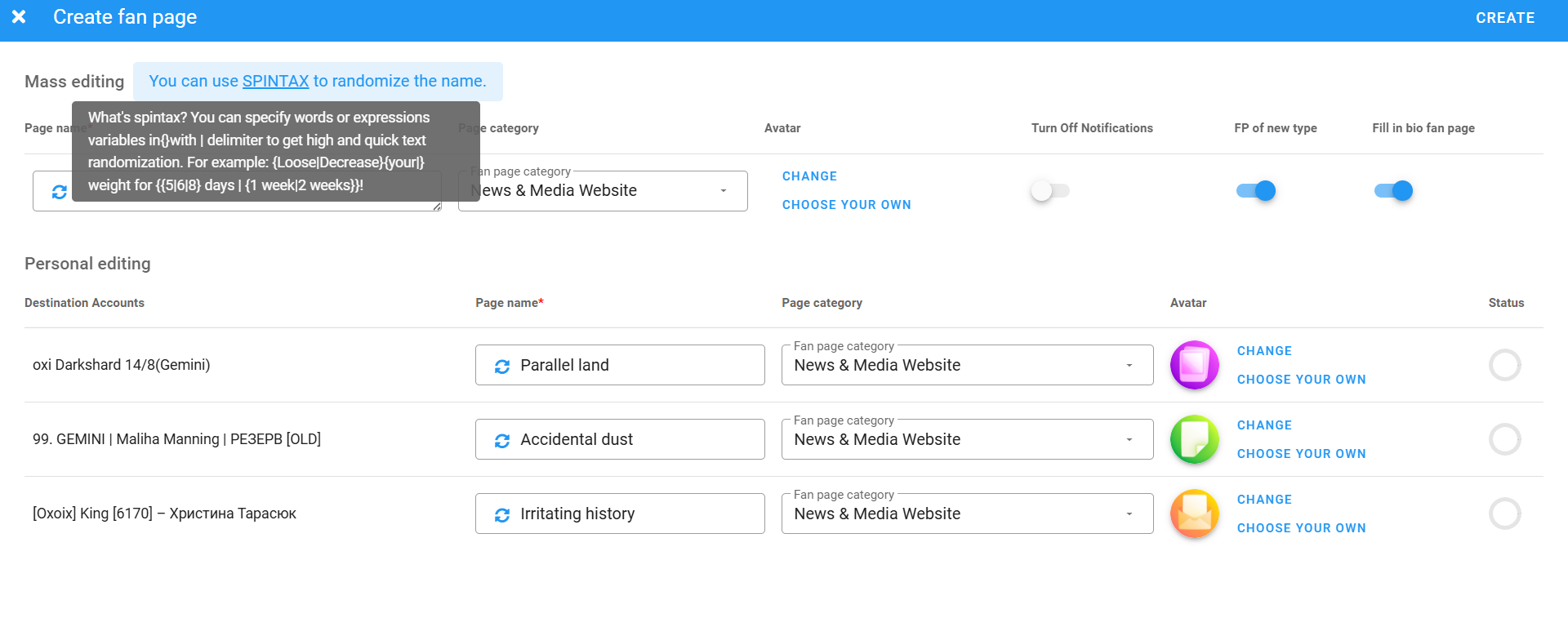 Creating Facebook Pages and Business Managers is even easier.